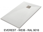 Duschwanne, hohe Qualität, Breite 65 bis 210 cm und 65 bis 120 cm, Acrystone Vollkunstharz, zehn Farben zur Auswahl, 5 Jahre Garantie, Schnelle und kostenlose Lieferung